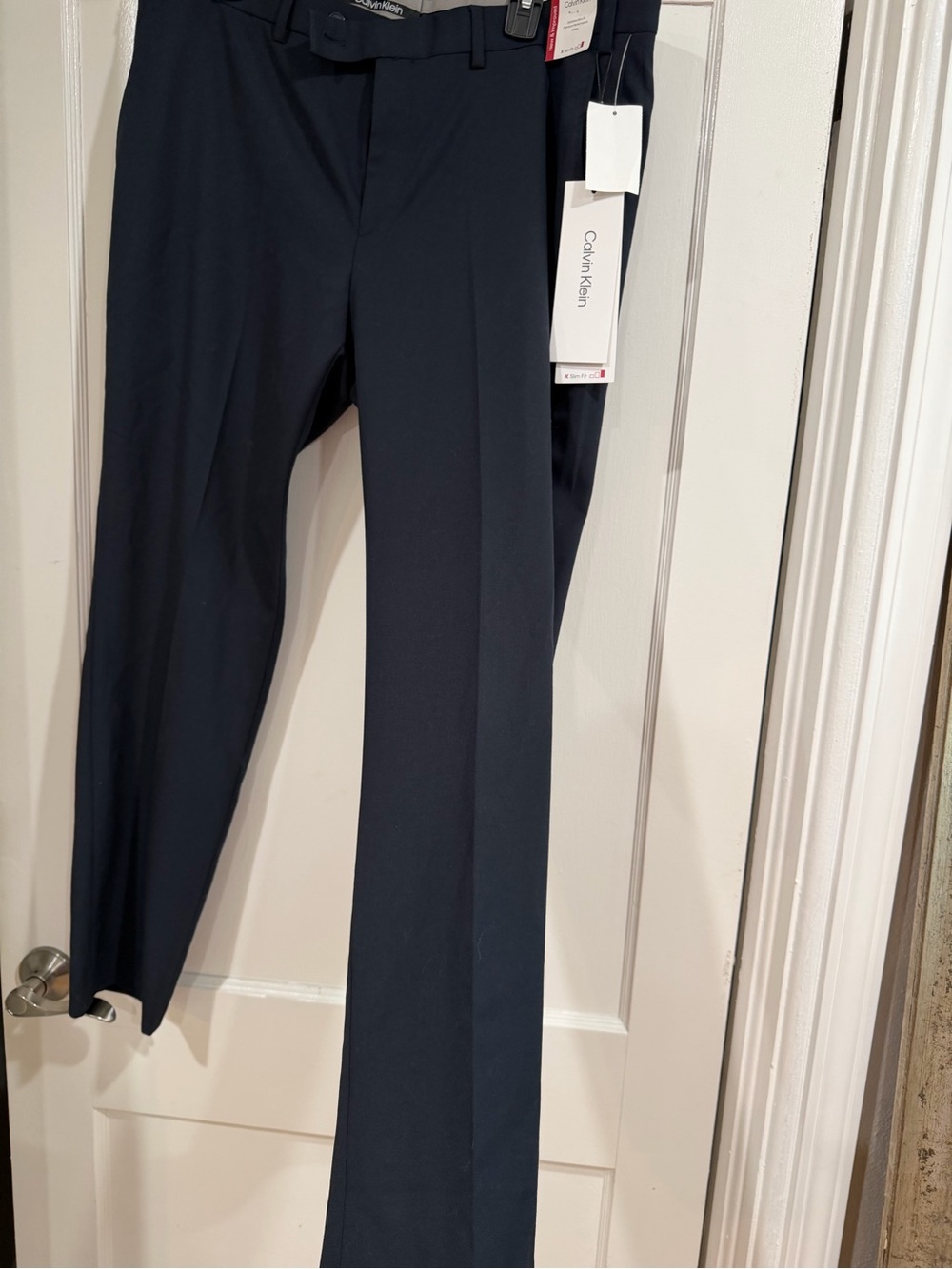 Calvin Klein Men's Dark Navy Dress Pants - Picture 8 of 10